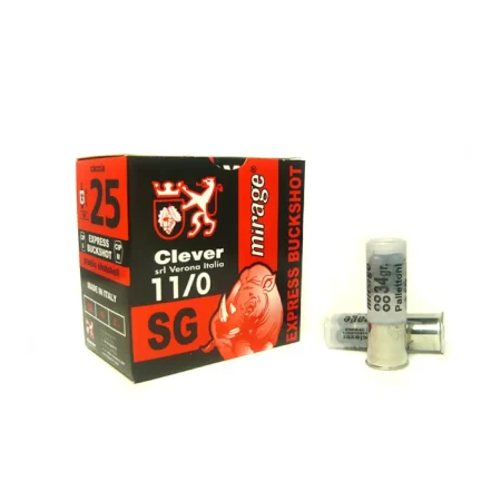 Lovački patron mirage t4 k12.70 ex. Buckshot 34gr pb 11.0 8.6mm